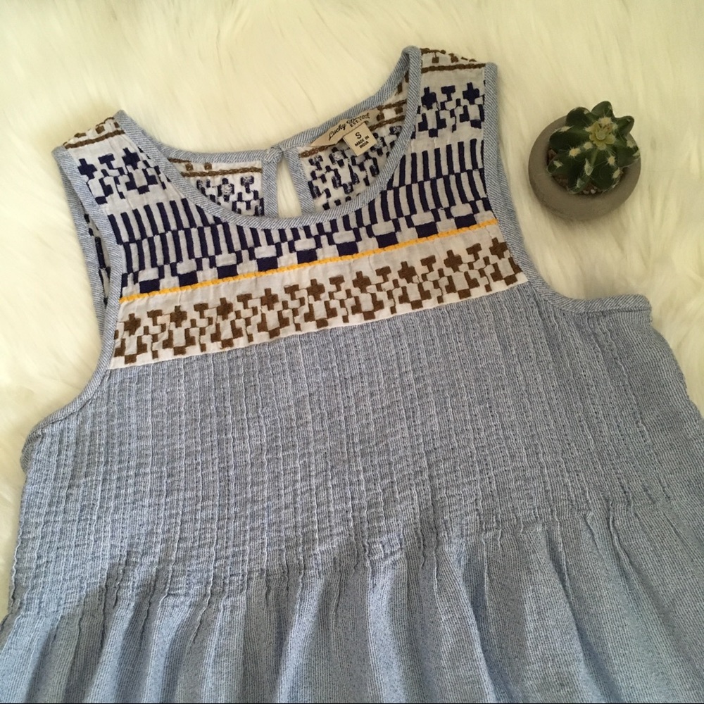 Lucky Brand sleeveless blouse tank top size small - Picture 1 of 5